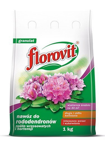 FLOROVIT Dünger für  Rhododendren,  Heidepflanzen und Hortensien