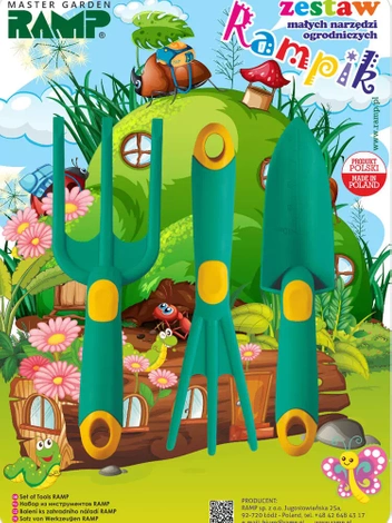 RAMP 3-teiliges RAMPIK-Werkzeugset türkis